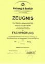Zeugnis 1